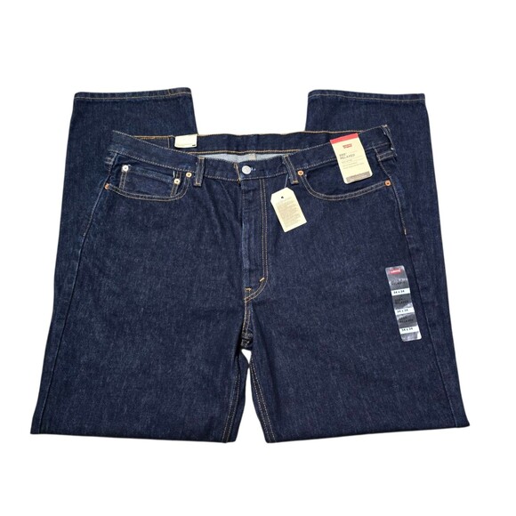 Levis 550 Relaxed Fit Jeans Mens Size 34x34 Dark Wash Denim New with Tags - Picture 3 of 10